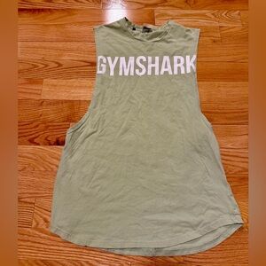 Gymshark Men Sage Green Muscle Tee